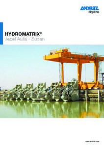 HYDROMATRIX® Jebel Aulia - Sudan