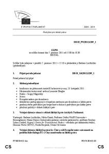 [removed]EVROPSKÝ PARLAMENT Podvýbor pro lidská práva  DROI_PV(2011)1205_1