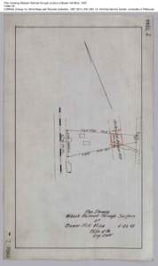 Plan showing Wabash Railroad through surface at Bower Hill Mine, 1905 Folder 28 CONSOL Energy Inc. Mine Maps and Records Collection, [removed], AIS[removed], Archives Service Center, University of Pittsburgh 
