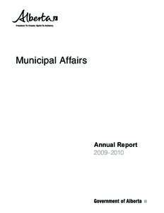 Department of Municipal Affairs / Alberta Municipal Affairs