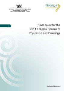 Final count for the 2011 Tokelau Census of Population and Dwellings