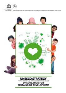 UNESCO strategy for the second half of the United Nations Decade of Education for Sustainable Development; 2010