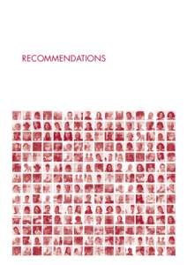 RECOMMENDATIONS  RECOMMENDATIONS 16  A Healthier Future For All Australians Final Report JUNE 2009