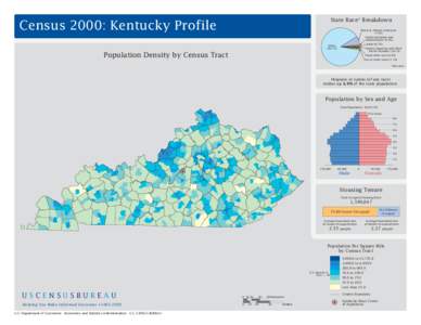 State Race* Breakdown  Census 2000: Kentucky Profile Black or African American (7.3%)
