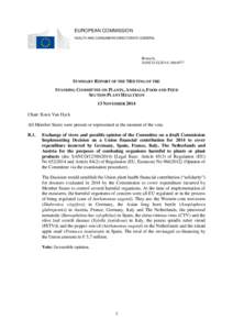 EUROPEAN COMMISSION HEALTH AND CONSUMERS DIRECTORATE-GENERAL Brussels, SANCO G[removed]