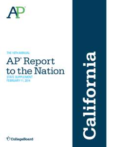 AP Report to the Nation ® STATE SUPPLEMENT FEBRUARY 11, 2014