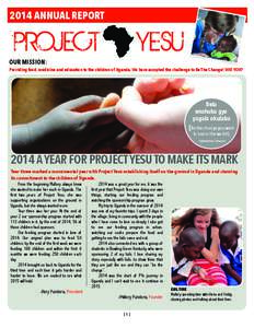 2014 ANNUAL REPORT  PROJECT YESU