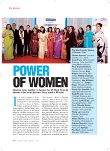 bt event  The Most Powerful Women In Business Club:  POWER