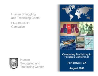 Overview Human Smuggling and Trafficking Center Blue Blindfold Campaign