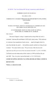 Appellate review / Legal procedure / Judgment / Per curiam decision / Appeal / Louisiana Supreme Court / Law / Court systems / Government