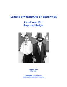 Illinois State Board of Education Budget Book
