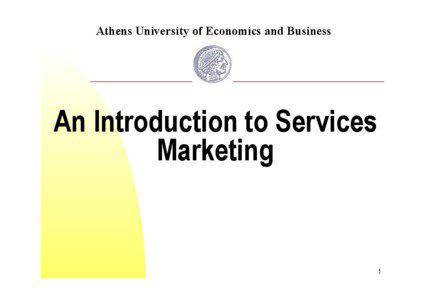 Microsoft PowerPoint - 2. An Introduction to Services Marketing