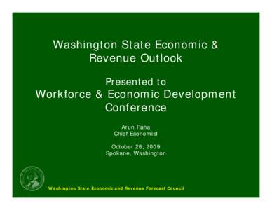 State Economic & Revenue Outlook Apr 2009