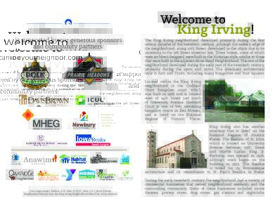Welcome to is supported by our generous sponsors and community partners: King Irving!
