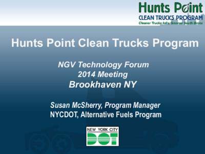 Hunts Point Clean Trucks Program