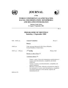 World Conference against Racism / Ministry of Foreign Affairs / Government / Politics / ASEAN Eminent Persons Group / International Centre for Democratic Transition / International relations / Diplomacy / Foreign minister