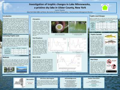 Ecology / Fisheries / Limnology / Shawangunks / Minnewaska State Park Preserve / Oligotroph / Trophic level / Trophic cascade / Lake / Water / Aquatic ecology / Biology