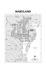 Index of Maps for the Maryland ESI Atlas