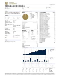 打印⽇期 2015年5⽉4⽇  RBC 加拿⼤政府債券指數基⾦ 組別基⾦數⽬ 360