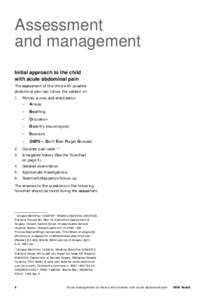cir2004-61.Acute Management of Infants and Children with Acute Abdominal Pain