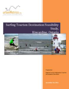 Surfing Tourism Destination Feasibility Study