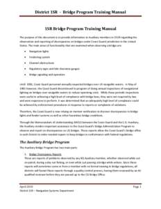Microsoft Word - D1SR Bridge Program Training Manual V2.doc