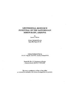Hydrology / Geography of the United States / Safford micropolitan area / San Simon Valley / Artesian aquifer / Groundwater / Basin / Geology / Arizona / Water / Geography of Arizona / Aquifers