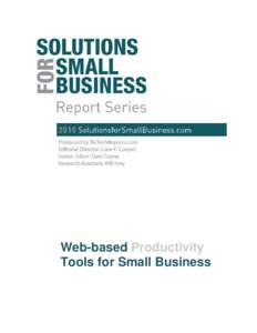 Microsoft Word - SFSB Web-based Productivity Tools White Paper