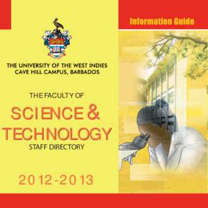 THE FACULTY OF  SCIENCE & TECHNOLOGY STAFF DIRECTORY