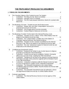 Income tax in the United States / Tax protester arguments / Tax protester / Cheek v. United States / Tax evasion / Tax return / Internal Revenue Service / Tax protester statutory arguments / Income tax / Taxation in the United States / Law / Government