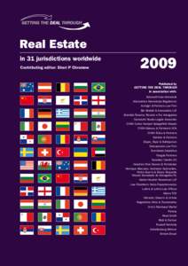 ®  Real Estate in 31 jurisdictions worldwide Contributing editor: Sheri P Chromow