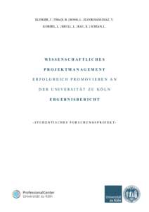 Seite 1  KLINGER, J. | THAQI, B. | BOMS, L. | ILOOKHANI-DIAZ, Y. KORDEL, L. | KRULL, L. | RAU, K. | SCHIAN, L.  WISSENSCHAFTLICHES