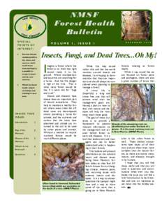NMSF Forest Health Bulletin SPECIAL POINTS OF INTEREST:
