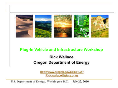 Plug-In Vehicle and Infrastructure Workshop