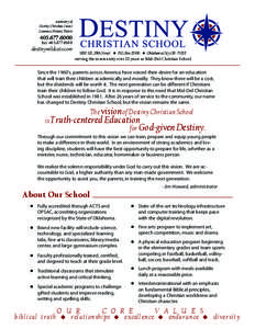 North Carolina / Qingdao MTI International School / Raleigh Christian Academy
