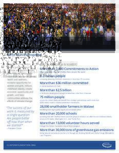 Clinton Foundation We’re all in this together. The Clinton Foundation creates partnerships of purpose among businesses, governments, NGOs, and