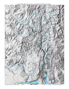 Sanpoil Water Resource Inventory Area (WRIA) #52 Elevation Model  Miles Wa. Dept. of Ecology, GIS Technical Services