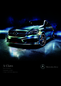 A-Class  Specifications September 2014 FromProduction