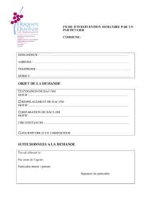 Microsoft Word - Fiche de demande de réparation et livraison bac om + compo…