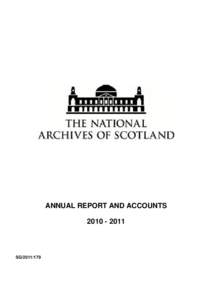 FOREWARD BY THE KEEPER OF THE RECORDS OF SCOTLAND