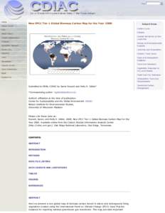 Find :   Home  New IPCC Tier­1 Global Biomass Carbon Map for the Year 2000  