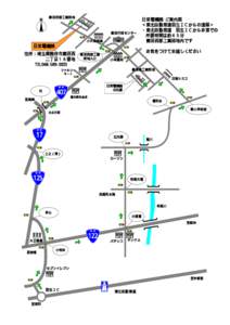 妻沼西部工業団地  妻沼行政センター 小久保鉄筋  日栄電機㈱ ご案内図