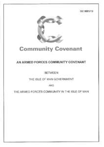 GC[removed]Community Covenant AN ARMED FORCES COMMUNITY COVENANT  BETWEEN