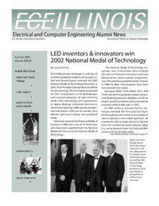 Electrical and Computer Engineering Alumni News  ECE Alumni Association newsletter