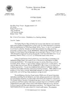 Signed by Marion E. White  Judgment and Disposition, dated June 6, 2013, concerning United States of America v. Riley Paige Trotter, Case No. 5:12-CR[removed]C, in the United States District Court for the Northern Distr