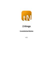 2 Kings translationNotes v11  Copyrights & Licensing