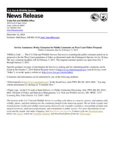 United States / Wildland fire suppression / Endangered Species Act / Conservation in the United States / Environment of the United States / United States Fish and Wildlife Service
