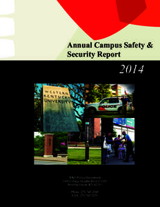 Annual Campus Safety & Security Report[removed]WKU Police Department