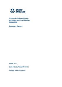 Yorkshire and the Humber / Gross domestic product / Measures of national income and output / Gross value added / Sheffield / National accounts / Local government in England / Local government in the United Kingdom