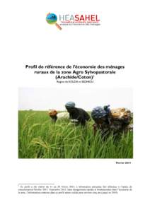 -Pa  Profil de référence de l’économie des ménages ruraux de la zone Agro Sylvopastorale (Arachide/Coton)1 Région de KOLDA et SEDHIOU